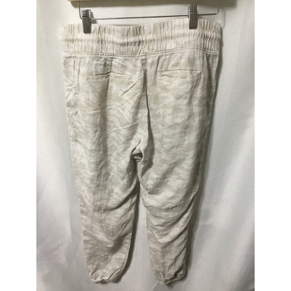 Athleta Cabo Tide 100% Linen Jogger Size 8 NWOT - Picture 3 of 9